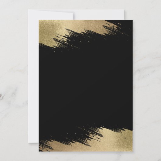 Elegant Gala Party Kaart (Achterkant)