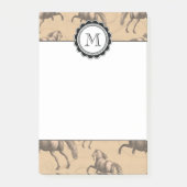 Elegant Galloping Spanish Horse Post-it® Notes (Voorkant)