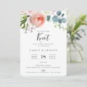 Elegant Garden Bouquet Kaart (Staand voorkant)