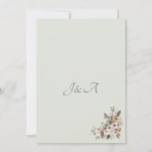 Elegant Garden Country Sage Kaart (Achterkant)