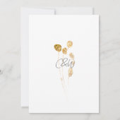 Elegant Garden Flowers Save The Date (Achterkant)