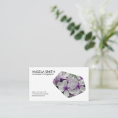 Elegant Garden Flowers Visitekaartje (Staand voorkant)