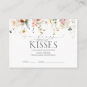 Elegant Garden Flowers Vrijgezellenfeest Game Informatiekaartje (Voorkant)