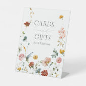 Elegant Garden Flowers Vrijgezellenfeest Gift Reclamebord Met Voetstuk (Voorkant)