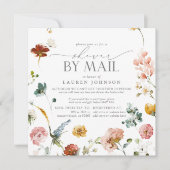 Elegant Garden Flowers Vrijgezellenfeest Mail Kaart (Voorkant)