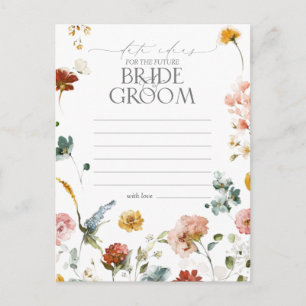 Elegant Garden Flowers Waterverf Date Ideeën Briefkaart