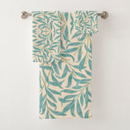 Elegant Garden Leaves Bad Handdoek