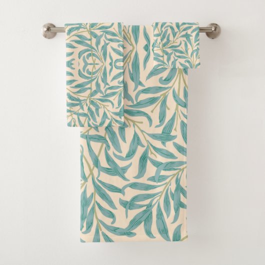 Elegant Garden Leaves Bad Handdoek (Insitu)