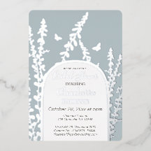 Elegant Garden Leaves Butterflies Vrijgezellenfees