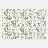 Elegant Garden Reverie Botanical Inpakpapier Vel (Voorkant 2)