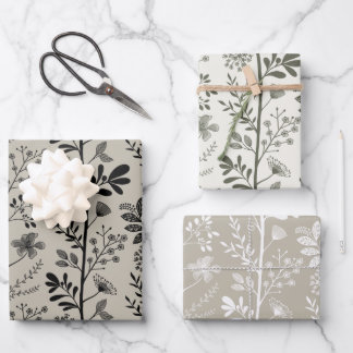 Elegant Garden Reverie Floral Inpakpapier Vel
