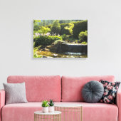 Elegant Garden Scene Canvas Afdruk (Insitu (Woonkamer))