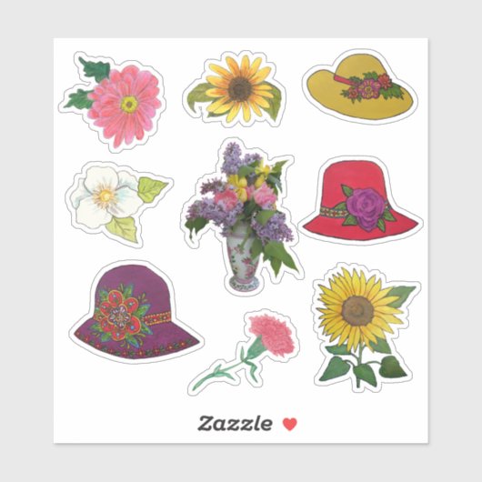 Elegant Garden Sticker (Vel)