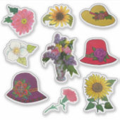 Elegant Garden Sticker (Voorkant)