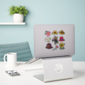 Elegant Garden Sticker (Laptop op bureau)