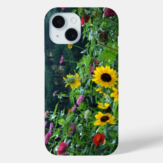 Elegant Garden Uitzicht madeliefjes kosmos zonnebl Case-Mate iPhone Case (Achterkant)