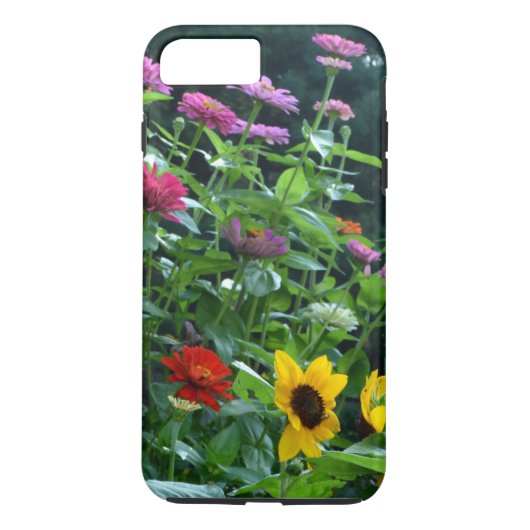 Elegant Garden Uitzicht zonnebloem, madeliefjes, k Case-Mate iPhone Case (Achterkant)