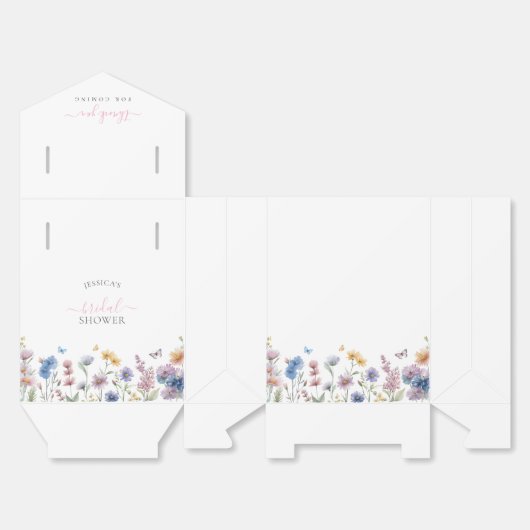 Elegant Garden Vrijgezellenfeest Bedankt voor uw k Bedankdoosjes (Ongevouwen)