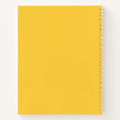 Elegant gastboek baby shower zonnebloem bloem notitieboek (Achterkant)