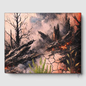 Elegant gastboek op maat – tijdloze herinnering gastenboek (Achterkant)