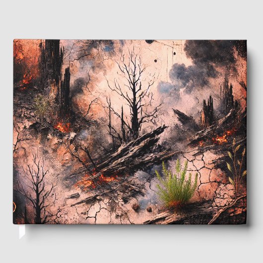 Elegant gastboek op maat – tijdloze herinnering gastenboek (Voorkant)