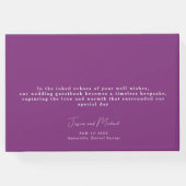 😍 Elegant gastenboek Anemone Dreamscape bruiloft (Achterkant)