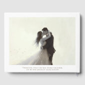 Elegant gastenboek Botanische krans Folie gastenbo (Achterkant)