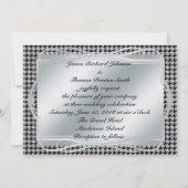 Elegant Gay Wedding Invitation of Tuxedos Kaart (Achterkant)
