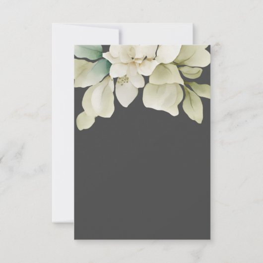 Elegant Gay Wedding Two Grooms in Suits Bedankkaart (Achterkant)