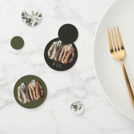 Elegant Gay Wedding Two Grooms in Suits Confetti