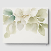 Elegant Gay Wedding Two Grooms in Suits Gastenboek (Achterkant)