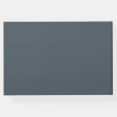 Elegant Gay Wedding Two Grooms in Suits Gastenboek (Achterkant)