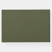 Elegant Gay Wedding Two Grooms in Suits Gastenboek (Achterkant)