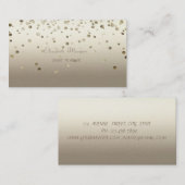 Elegant, geavanceerd, eenvoudig, Confetti Visitekaartje (Voorkant / Achterkant)