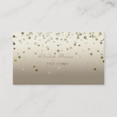 Elegant, geavanceerd, eenvoudig, Confetti Visitekaartje (Voorkant)