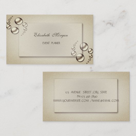 Elegant geavanceerd grafisch voorspellend visitekaartje (Voorkant / Achterkant)