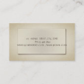 Elegant geavanceerd grafisch voorspellend visitekaartje (Achterkant)