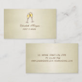 Elegant, geavanceerd, modern, glas visitekaartje (Voorkant / Achterkant)