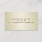 Elegant, geavanceerd, modern, glas visitekaartje (Achterkant)