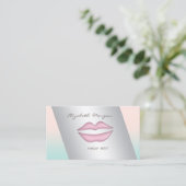 Elegant, geavanceerd, modern, Lips Visitekaartje (Staand voorkant)