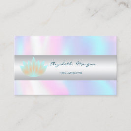 Elegant geavanceerd modern, Lotus, holografisch Visitekaartje