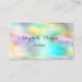 Elegant, geavanceerd modern, modern holografisch visitekaartje (Voorkant)