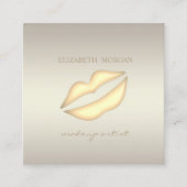 Elegant, geavanceerd, modern, stijlvol, liften vierkante visitekaartje (Voorkant)