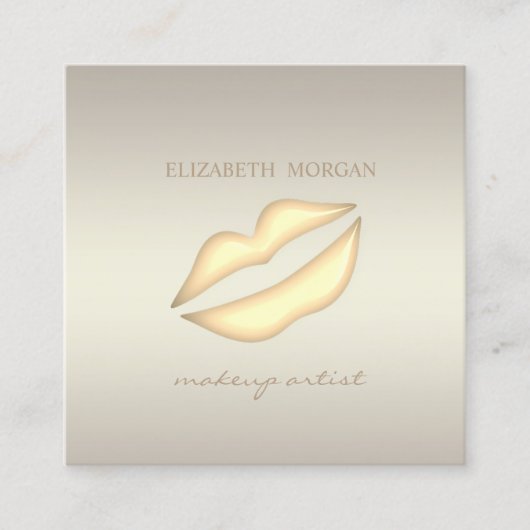 Elegant, geavanceerd, modern, stijlvol, liften vierkante visitekaartje (Voorkant)