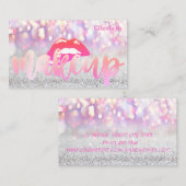 Elegant geavanceerde moderne bokeh Lips Visitekaartje (Voorkant / Achterkant)