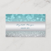 Elegant geavanceerde moderne Glittery Bokeh Visitekaartje (Voorkant)