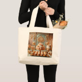 Elegant gebak grote tote bag (Voorkant (product))