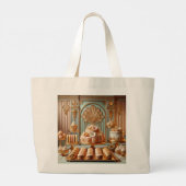Elegant gebak grote tote bag (Achterkant)