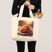 Elegant gebakthema grote tote bag (Voorkant (product))