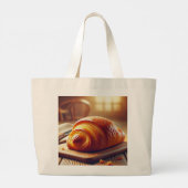 Elegant gebakthema grote tote bag (Achterkant)